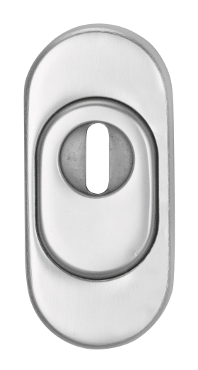 Dieckmann Alu-Rahmen-Schieberosette, oval, Serie Ares, 14,5mm ZA, 815/14 F09