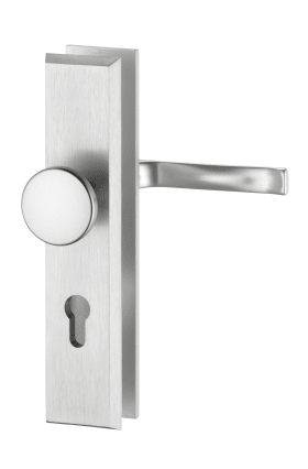 Dieckmann Alu-Schutz-Wechsel-Garnitur, ES-1, Serie Alpha, kantiges Langschild 12mm, 92 PZ,, 10mm VKT, TS=65-75mm, 137/K7, 8674/137 F01