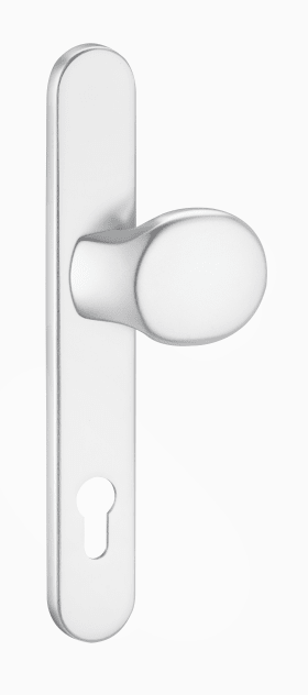 Dieckmann Alu-Rahmen-Wechsel-Garnitur mit Griff K2R, Serie Kronos, 8mm VKT, 92 PZ, Alternativ-Bohrbild, 2205/K2R/035 F01