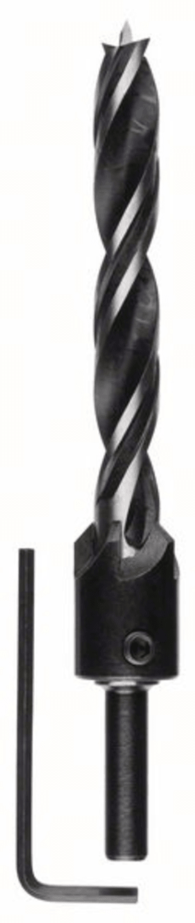 Bosch Holzspiralbohrer mit 90°-Senker, 12 mm, 20 mm