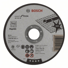 Bosch PRO Stainless Steel and Metal Trennscheibe, 125 x 1 x 22,23 mm