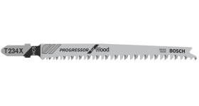 Bosch Stichsägeblatt T 234 X Progressor for Wood, 100er-Pack