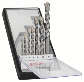 Bosch 7-tlg. CYL-3 Betonbohrer-Set, Robust Line, 4–12 mm