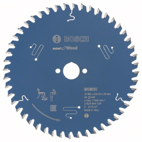 Bosch Kreissägeblatt Expert for Wood, 165 x 20 x 2,6 mm, 48