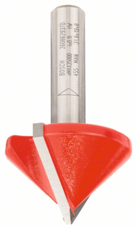 Bosch V-Nutfräser Expert for Wood, 8 mm, D 31,8 mm, L 19 mm, G 51 mm, 90°