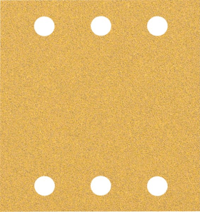 Bosch Schleifpapier für Schwingschleifer EXPERT C470, 115 x 107 mm, mit 6 Löchern