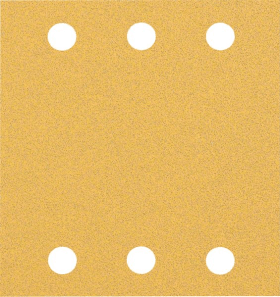 Bosch Schleifpapier für Schwingschleifer EXPERT C470, 115 x 107 mm, mit 6 Löchern