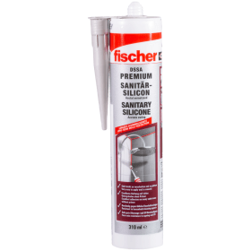 fischer Sanitärsilicon DSSA 310 ml weiß, 053101