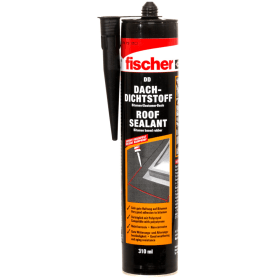 fischer Dach-Dichtstoff DD 310 ml schwarz, 053127
