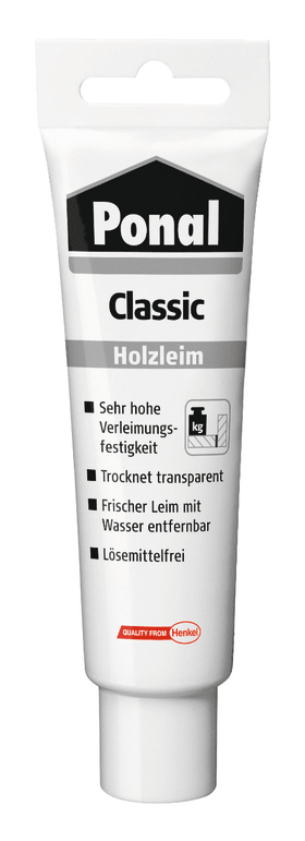 Ponal Holzleim Classic 60g Tube trocknet transparent