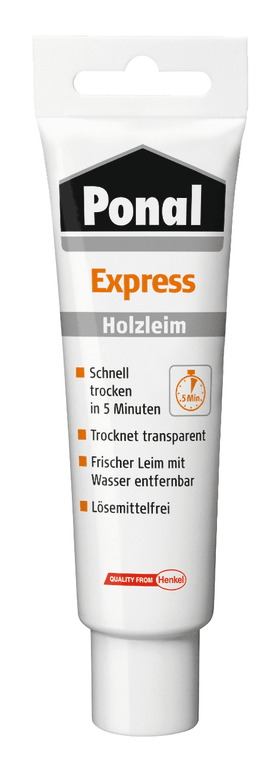 Ponal Holzleim Express 60g Tube trocknet transparent