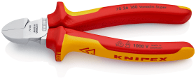 KNIPEX SEITENSCHNEIDER 70 26 160 160MM DINISO5749 KOPF VCHR.GRIFFE ISO.VDE1000V