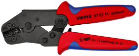 KNIPEX CRIMP-HEBELZANGE 97 52 14 195 MM KOPF BRÜN. KST.HÜLLEN