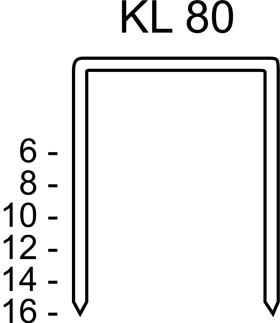 SCHNEIDER HEFTKLAMMERN KL 80/08 CNK/3000 DGKC420004 VPE = 3000 STK