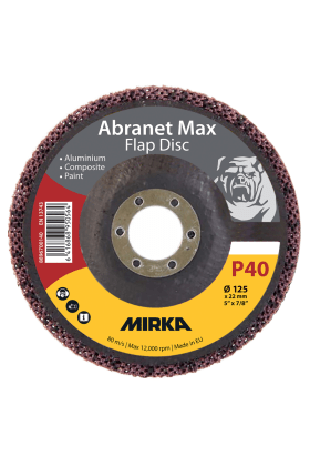 Mirka Fächerscheibe Abranet Max Flap Disc, 125 mm