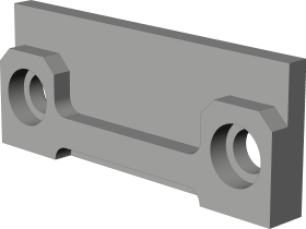 Drehkipp-Formteil, 4,2mm, WSK 42, gelb, verzinkt-chromatiert, zum Anschrauben