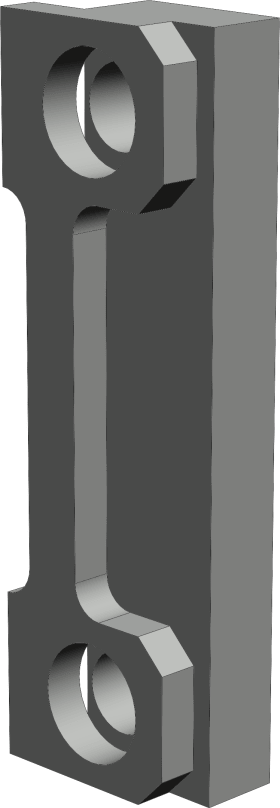 Drehkipp-Formteil, 6mm, WSK 81, gelb, verzinkt-chromatiert, zum Anschrauben