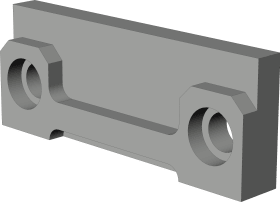 Drehkipp-Formteil, 5,2mm, WSK 48, gelb, verzinkt-chromatiert, zum Anschrauben