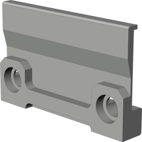 Drehkipp-Formteil, 5,5mm, WSK 126, gelb, verzinkt-chromatiert, zum Anschrauben