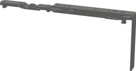 Winkhaus Drehflügel-Drehlager, DV-1, DIN Links, Stahl, silberfarbig, galvanisch verzinkt 1791035