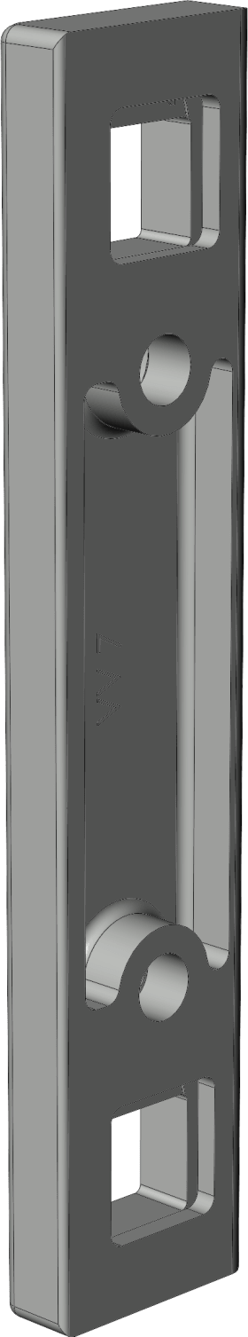 Drehkipp-Schliessauflauf,SA VV 7,für Kantriegel,DIN Links-Rechts,silberfarbig zn