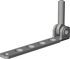 Winkhaus DK-Ecklager, verstellbar, DL-R, ESV 3-3-3, St, silberfarbig, galvanisch verzinkt 1939503