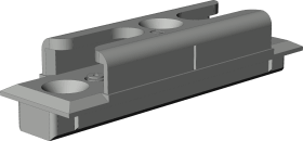 DK-Sicherheitsschließblech, SEF1/78 UF, DIN Links-Rechts, Stahl, EV1, galv.verz.