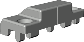 DF-Schließblech, verd.lieg., ZV-RT 62, DIN Links-Rechts, Stahl, silberfarbig, zn