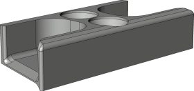 DK-Schl.bl., WSK  7/18, DIN Links-Rechts, STA, silberfarbig, galvanisch verzinkt