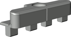 DK-Schließblech, WSK252, DIN Links-Rechts, St, silberfarbig, galvanisch verzinkt