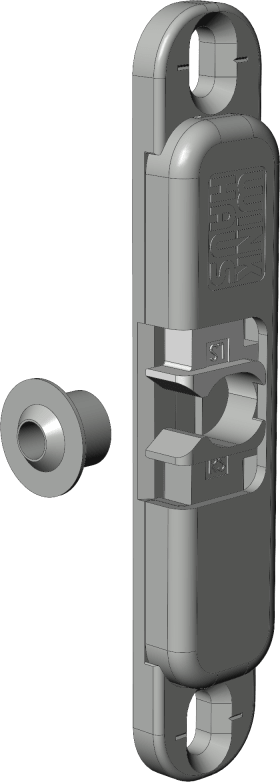 DK-Balkontürschnäpper, BK Z-8, i.Kombinat.m.Stulpflügelgetr., Zinkdruckguss EV1
