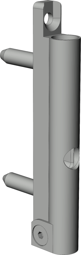 Winkhaus Flügellager, aufliegend, DIN Links-Rechts, Stahl, weiß, F9001, pulverbeschichtet 2548731