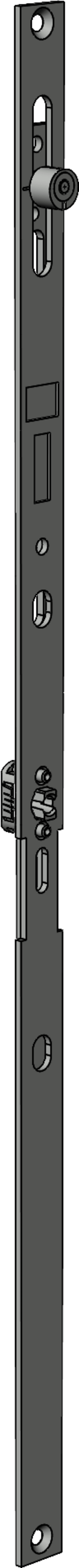 DK-Mittenverriegelung,DIN Links-Rechts,MVR 50/1,Flügelteil,Stahl,silberfarbig,zn