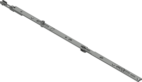 Drehkipp-Mittenverr.,f.einbr.FT,DL-R,MVR/V-50/1 WK,Stahl,EV1,galvanisch verzinkt