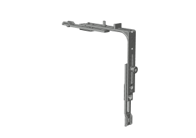 DK-Eckumlenkung, einbruchh., ER 2 WK C, Stahl, silberfarbig galvanisch verzinkt