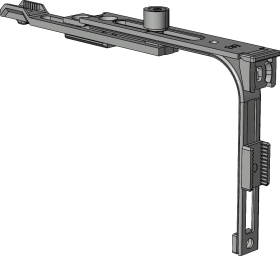 DK-Eckumlenkung, ER 3 C, Stahl, silberfarbig galvanisch verzinkt