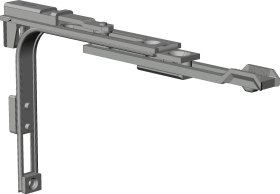 DK-Eckumlenkung, ER 3 SP, Stahl, silberfarbig galvanisch verzinkt
