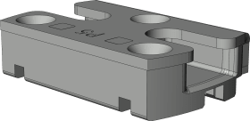 DK-Sicherheitsschließblech, SBS.K.226.P5, DL-R, Stahl, silberfarbig, chromatiert