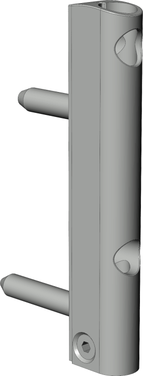 Winkhaus Flügellager, aufliegend, DIN Links-Rechts, Stahl, silber, silber, chromatiert 4926186