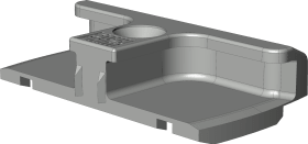 DK-Schließblech, SBA.K.126, DIN Links-Rechts, Stahl, silberfarbig, chromatiert