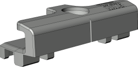 DK-Schließblech, SBA.K.76, DIN Links-Rechts, Stahl, silberfarbig, chromatiert