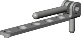 Winkhaus DK-Ecklager, verstellbar, DIN Links-Rechts, EL.KB.6-3-16, Stahl, silb., verzinkt 4926920