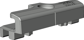 DK-Schließblech, SBA.K.144.V, DIN Links-Rechts, Stahl, silberfarbig, chromatiert