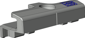 DK-Schließblech, SBA.K.66, DIN Links-Rechts, Stahl, silberfarbig, chromatiert