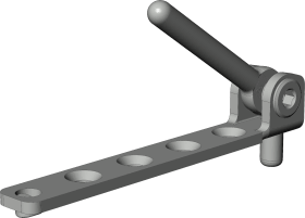 Winkhaus DK-Ecklager, verstellbar, DIN Links-Rechts, EL.K.6-3-10, Stahl, silber 4932434