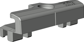 DK-Schließblech, SBA.K.160, DIN Links-Rechts, Stahl, silberfarbig, chromatiert