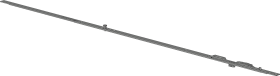 Drehkipp-Oberschiene,OS.VE.1250-1,Pilzzapfen,silber,verzinkt