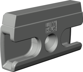 DK-Schließblech, SBA.H.9-25, DIN Links-Rechts, Zinkdruckguss, silberfarbig