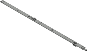 Winkhaus Drehflügel-Anschlussschiene, f.Stulpfl., DIN Links-Rechts, ASS.OF.ACP.485-1, STA 4935305