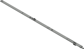 Winkhaus Drehflügel-Anschlussschiene, f.Stulpfl., DIN Links-Rechts, ASS.OF.ACP.650-1, STA 4935306